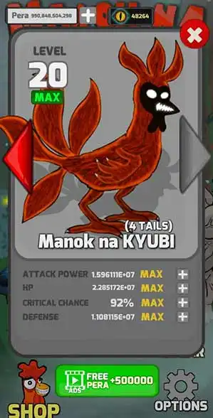 Manok Na Pula MOD APK The power of the chickens